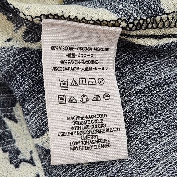 Free People French Quarter Wrap Dress In Black Women's XS NEW Floral Boho Hippie - Picture 9 of 12